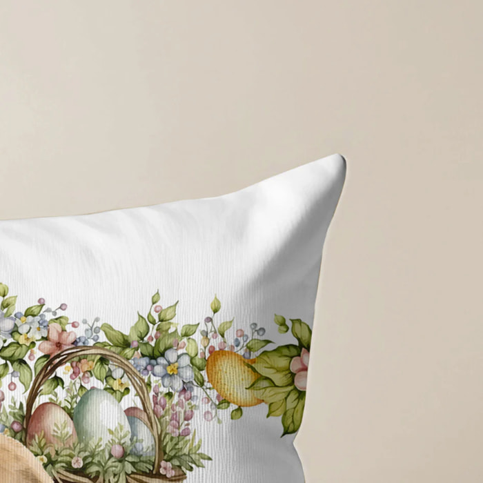 Housse de coussin Easter 3C - 100% coton - Multicolore - 30x50 cm