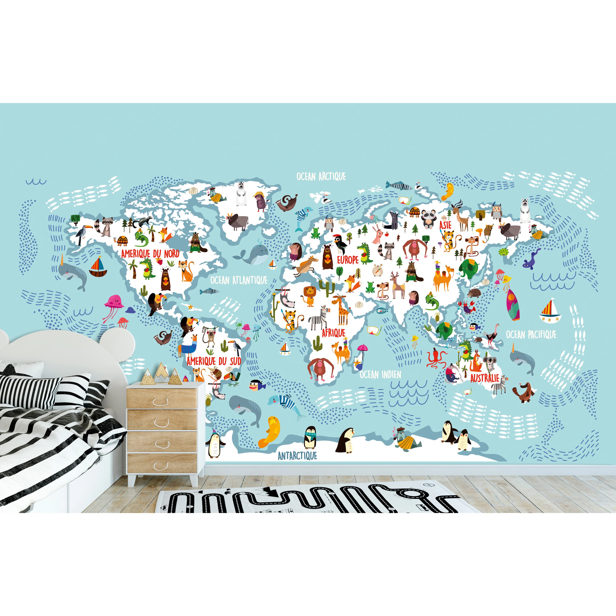 Papier peint panoramique Wonderful Planet
