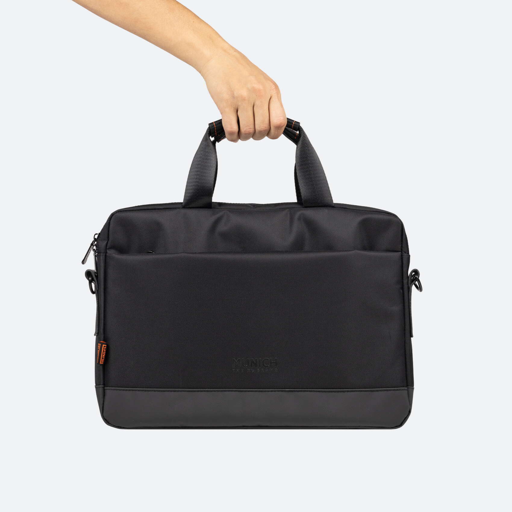 Maletín Bandolera Porta Portátil Negro BRIEFCASE. X-VENTURE