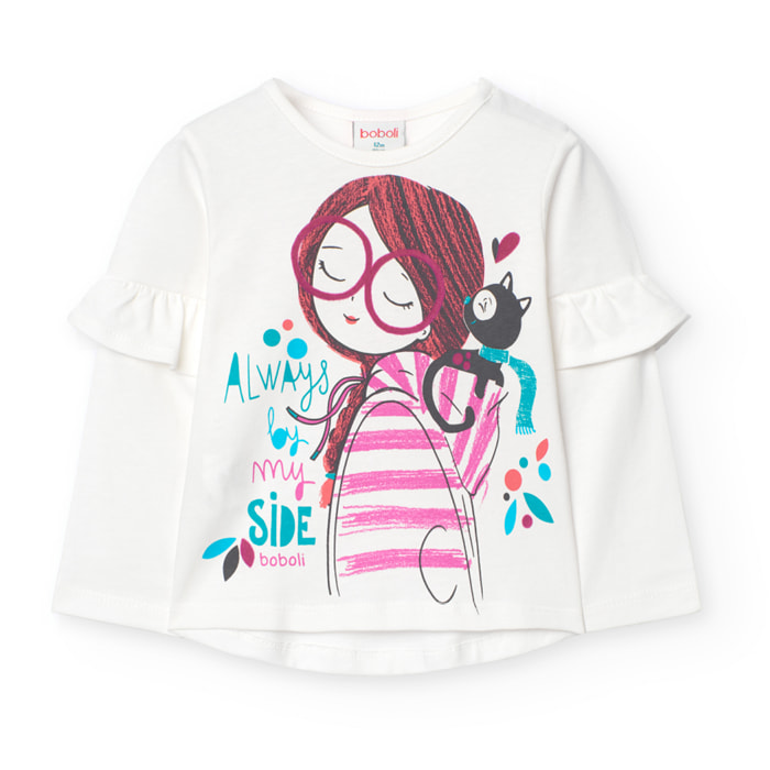 Camiseta punto de bebé niña -BCI