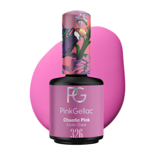 Vernis semi-permanent - 326 Chaotic Pink - 15 ml