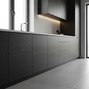 Rouleau adhésif protecteur effet bois noir au mètre - Autocollants Revêtement Adhésif Cuisine Meubles Salle de bain