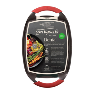 Asador de 36x23cm en aluminio fundido en color negro apta para inducción y antiadherente expert san ignacio