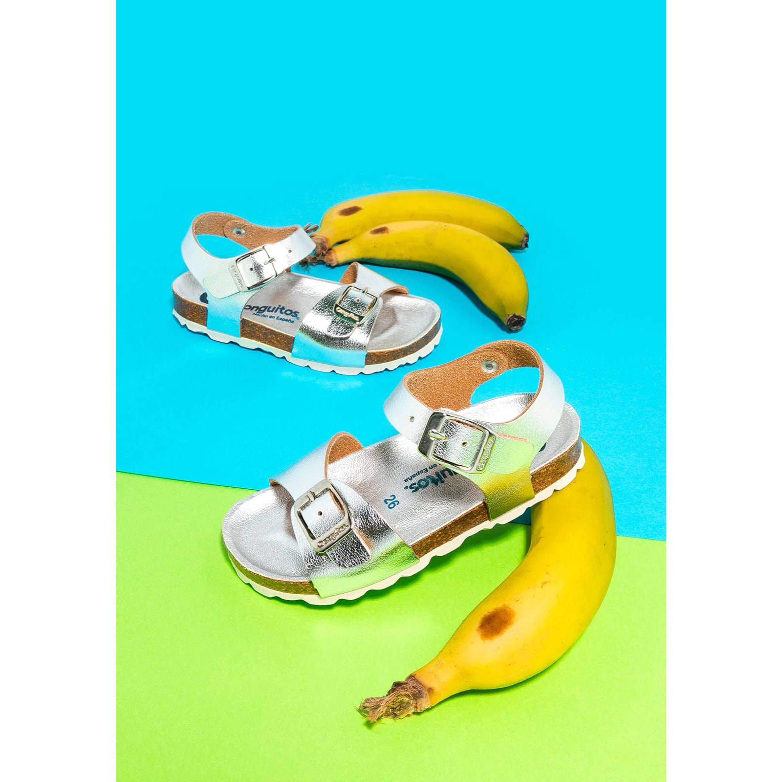 Sandali Bio Silver da bambina