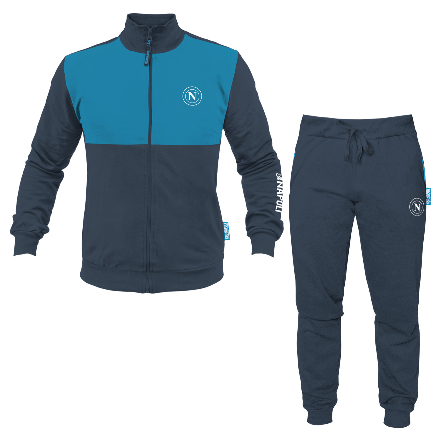 Tuta Homewear Bambino NAPOLI Prod. Ufficiale Cotone Felpato