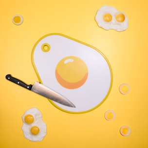 Planche à Découper - COOK CONCEPT - Oeuf - Vert et Jaune