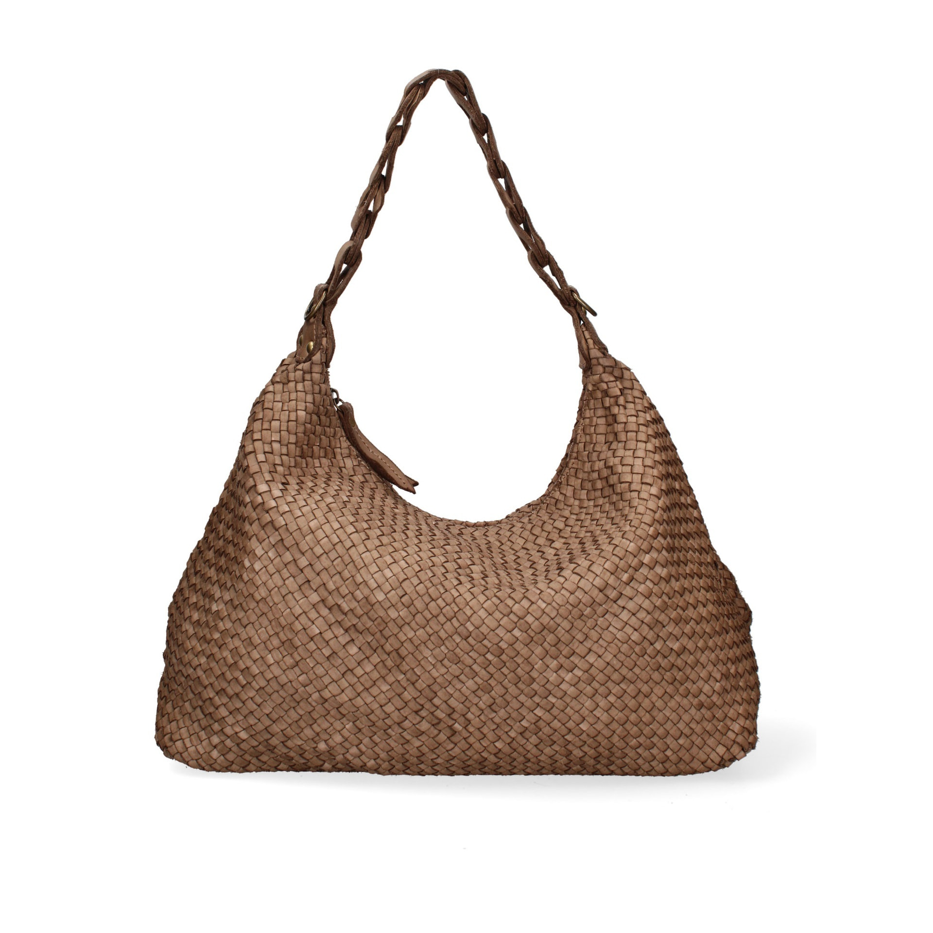Borsa a spalla da donna - Modello Asteria - Vera pelle - 46.0 x 33.0 x 15.0 cm