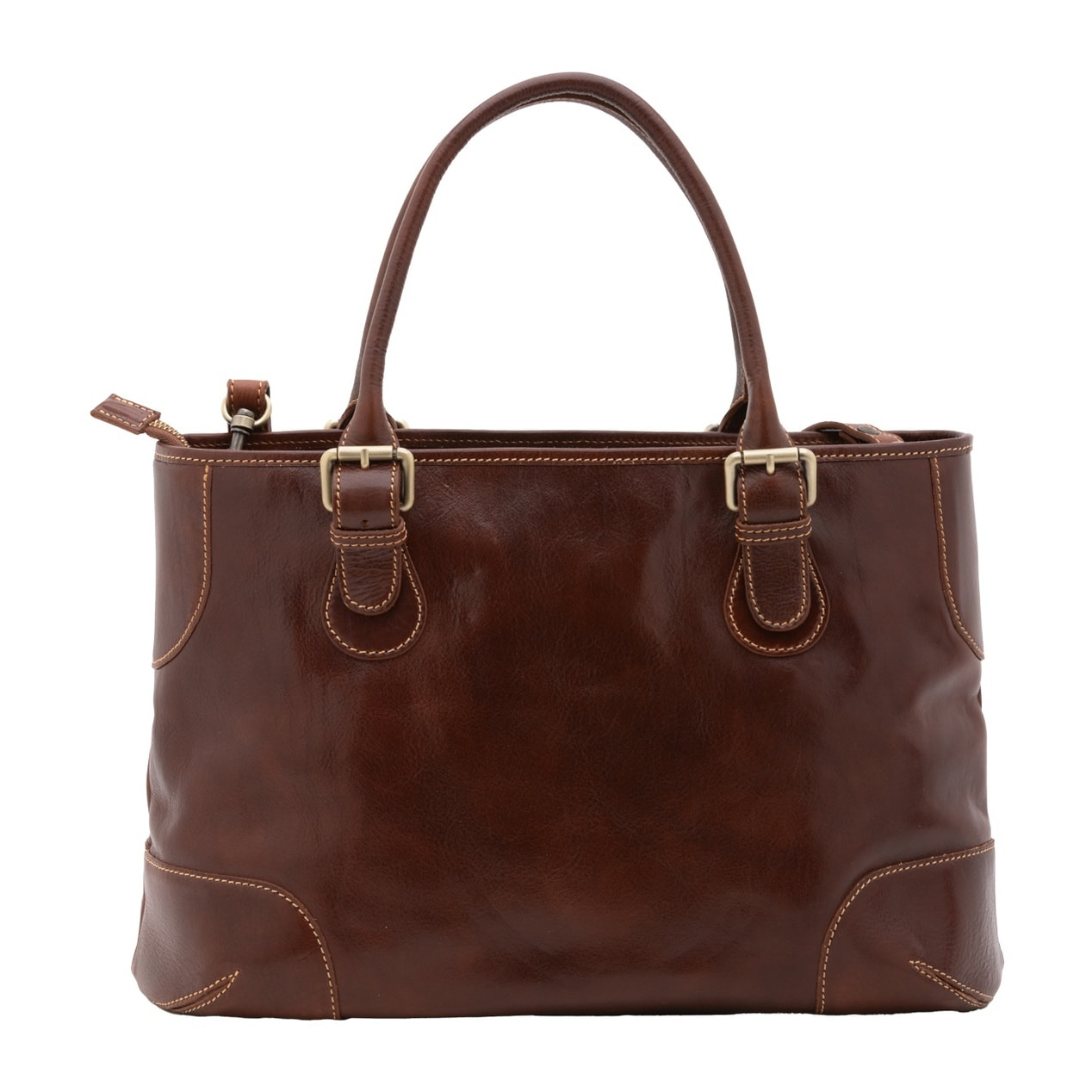 Borsa a tracolla da donna - Modello False - 100% pelle - 28.0 x 43.0 x 16.0 cm