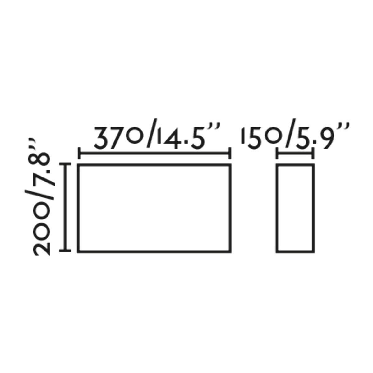 OTTON R Lámpara aplique lino redondo horizontal 2L