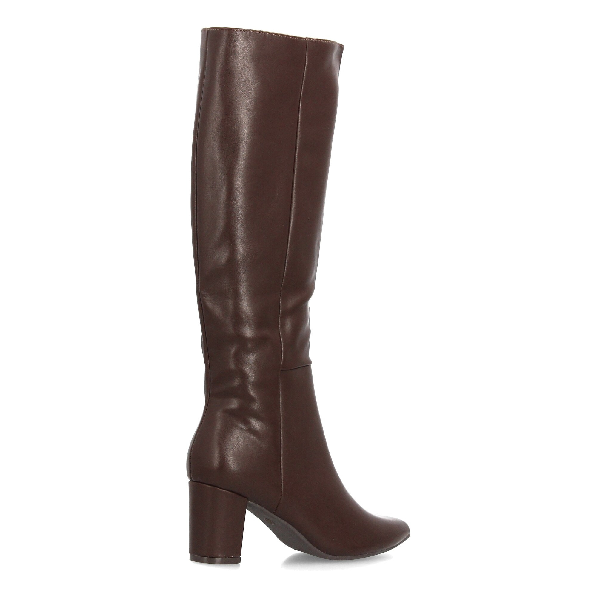 Botas altas elegantes con tacón ancho para mujer