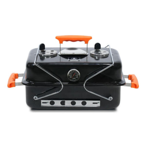 Grill portable avec pieds pliables