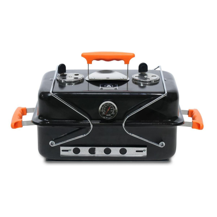 Grill portable avec pieds pliables