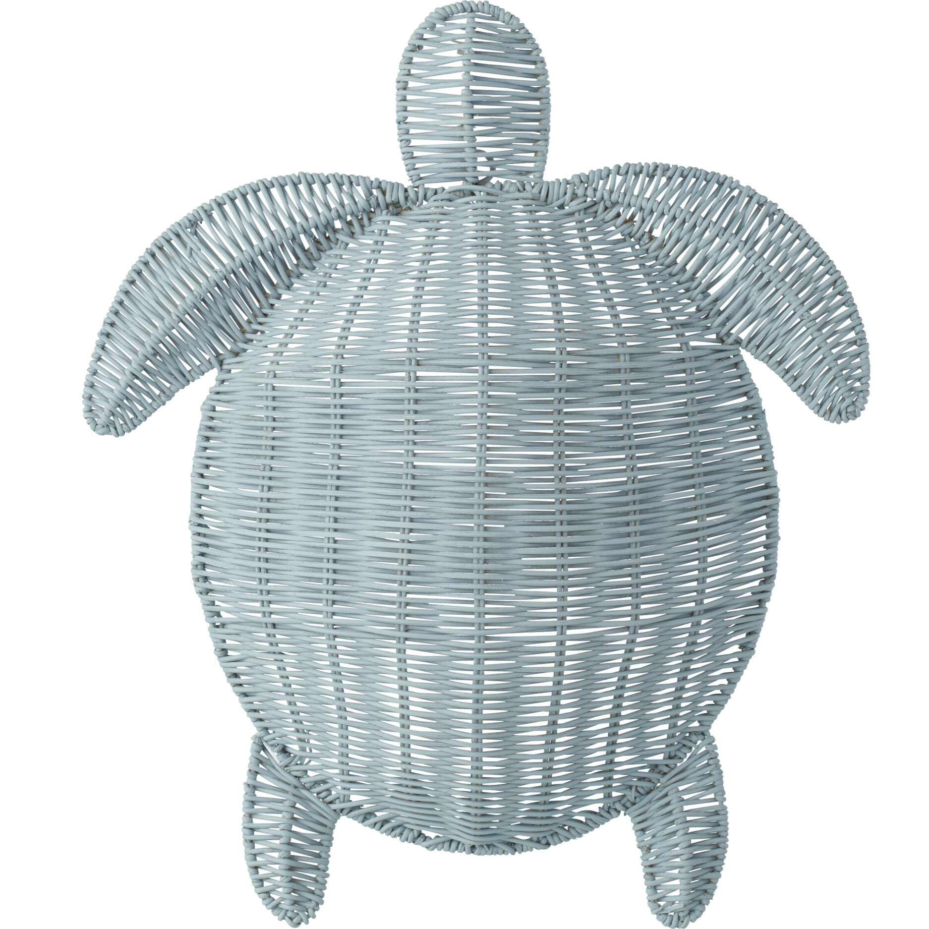 J-Line Décoration Murale Turtle - métal - bleu clair - large