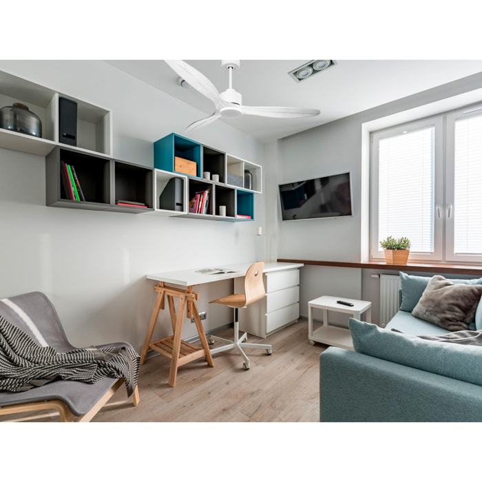 Ventilador de techo Modo Invierno/Verano Termostato Wifi Motor DC Techos Inclinados Mando a Distancia Hypersilence Memoria Vendible Shopify (AUTOMATICO) SalD166C0364885 PURLINE