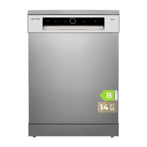 Lavavajillas EVVO D5, 14 Cubiertos, 8 Programas, Clase Energética B, Blanco, Ancho 600 mm