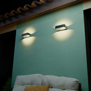 FORLIGHT Aplique Ip54 Wilow Led 6,9W 3000K Negro 257Lm