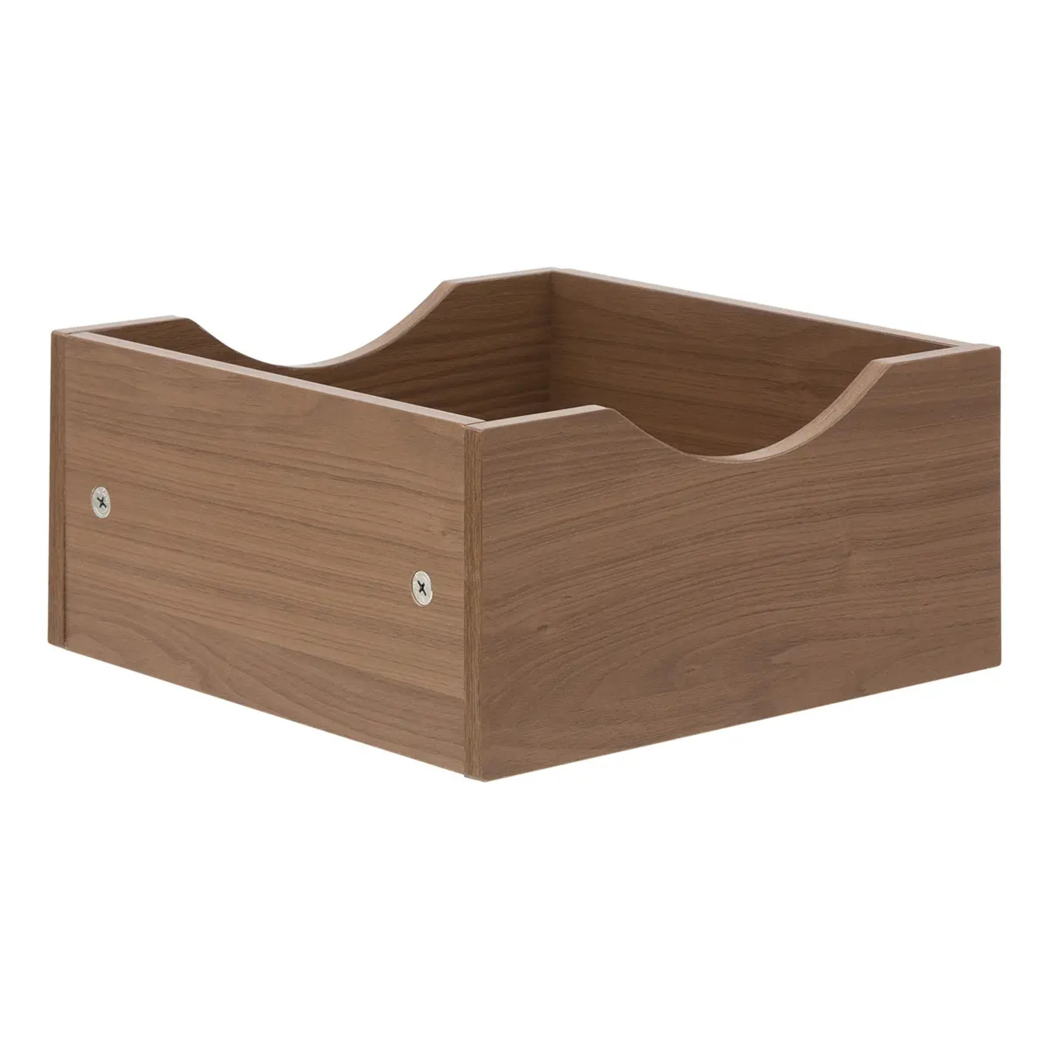 Tiroir étagère Mix'N Modul carré 32x32cm marron