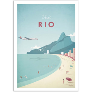 Affiche - Visit Rio - Henry Rivers