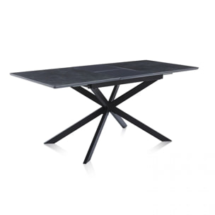 Mesa de comedor extensible Onix Negro