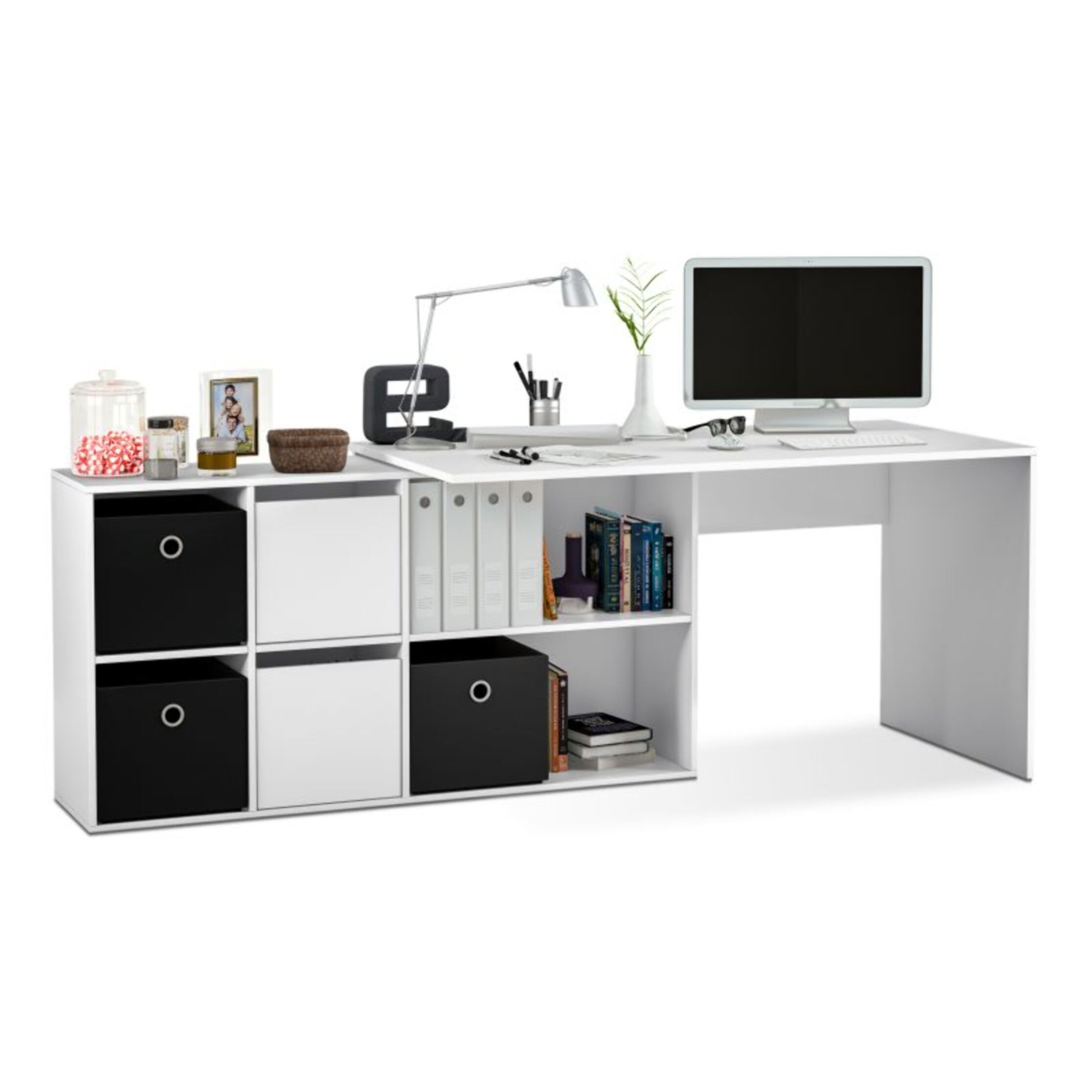 Mesa de escritorio Move Blanco Artik (Blanco Mate)