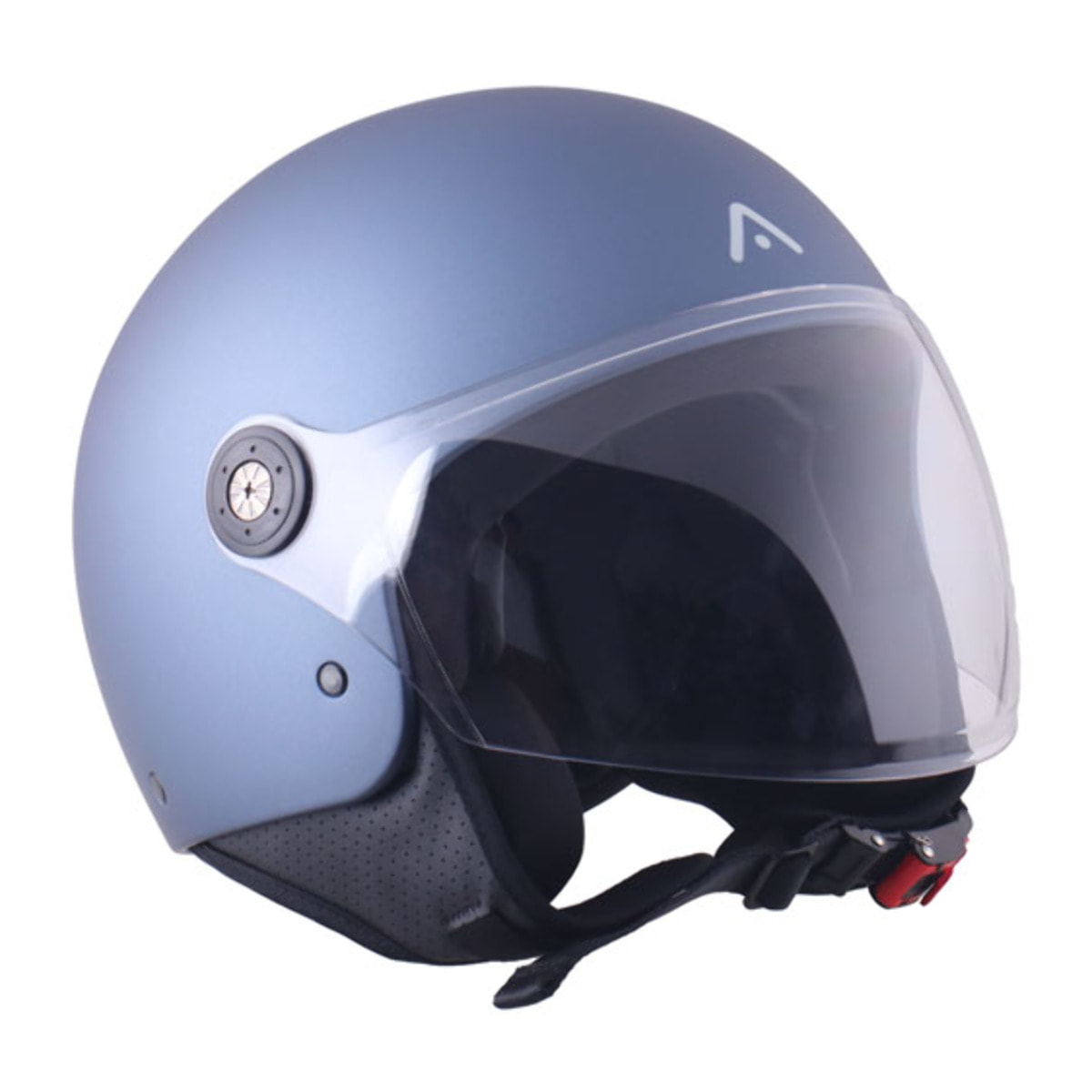 CASCO ADN JET SPRITZ TITANIO BLU METAL