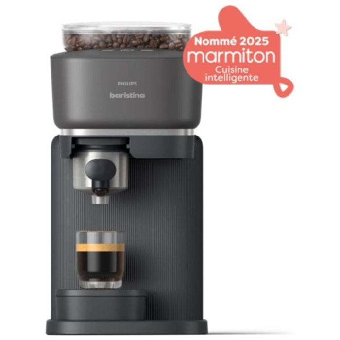 Machine à expresso PHILIPS Baristina BAR300/60 cafetière à grain Noire