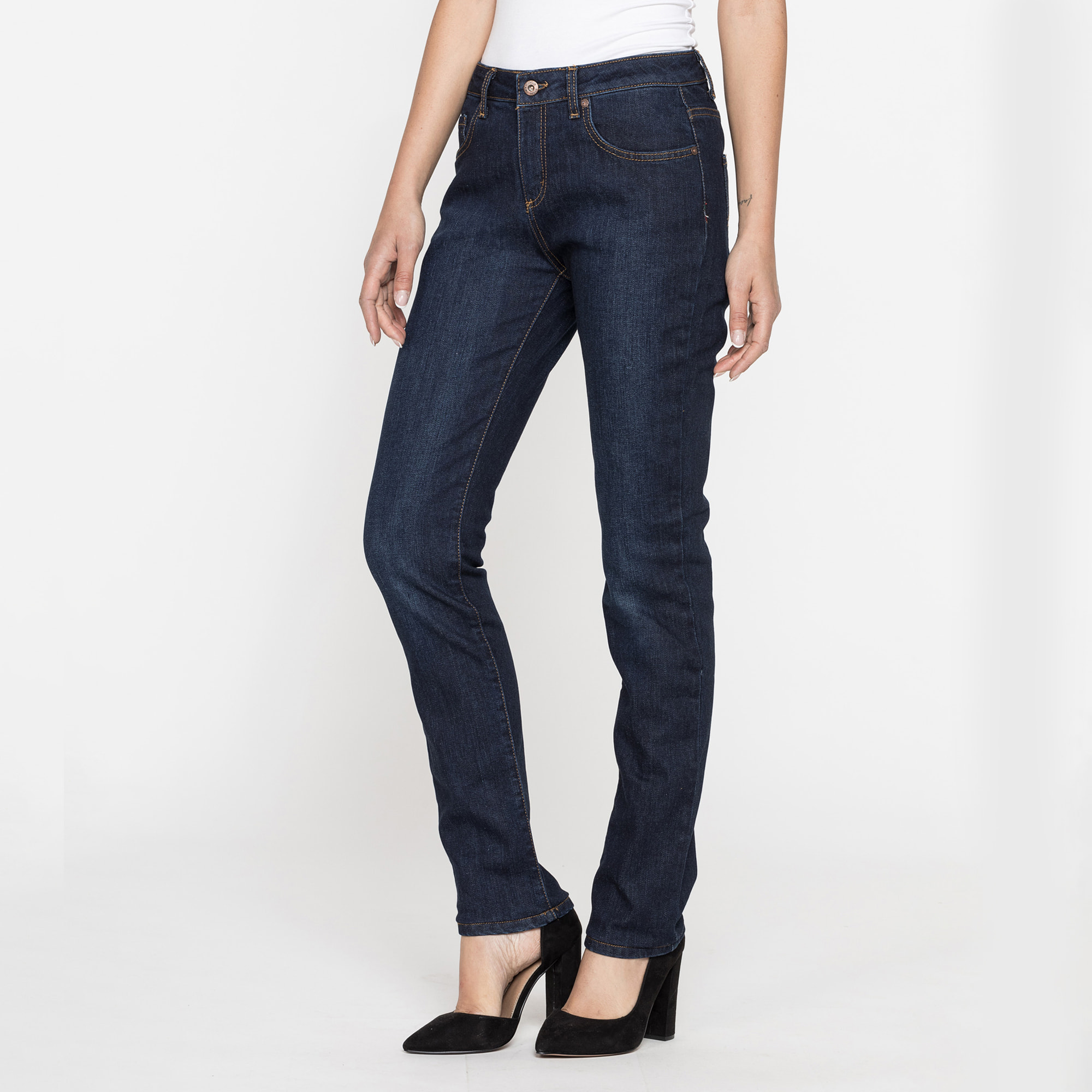 JEANS DONNA 5 tasche gamba dritta