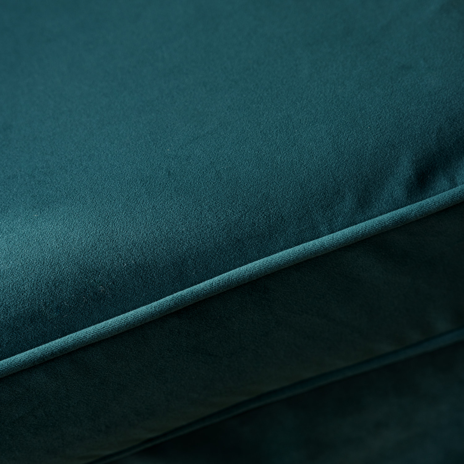 Fauteuil love seat en velours vert émeraude OSCAR