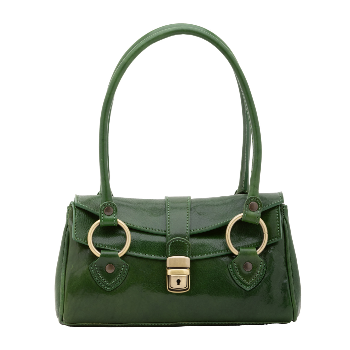 Borsa a mano da donna - Modello False - 100% pelle - 29.0 x 15.0 x 12.0 cm