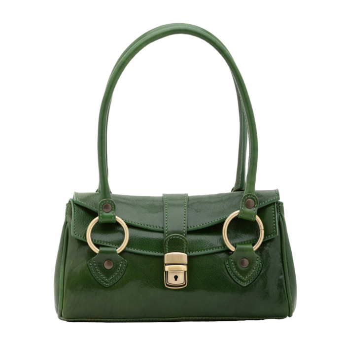 Borsa a mano da donna - Modello False - 100% pelle - 29.0 x 15.0 x 12.0 cm