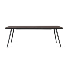 Mesas de Comedor de Madera de Teca Reciclada 220 Cm Estilo Retro Moderno