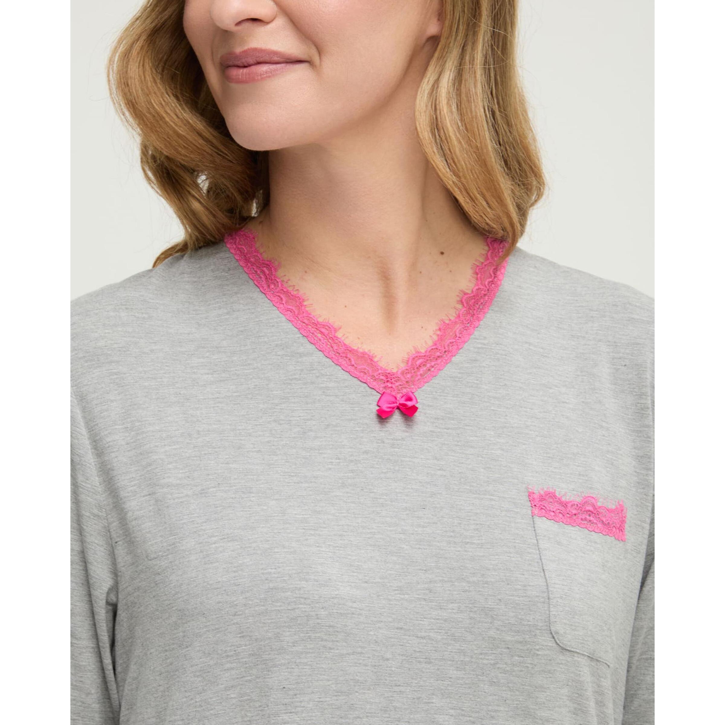 Camisón mujer vigore de pico puntilla