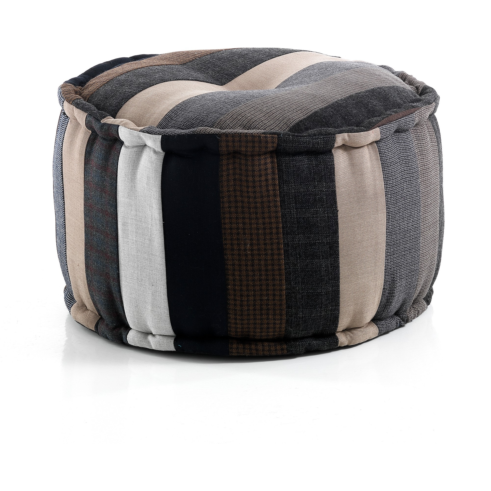 Tomasucci Pouf rond YARA STRIPES Multicolore