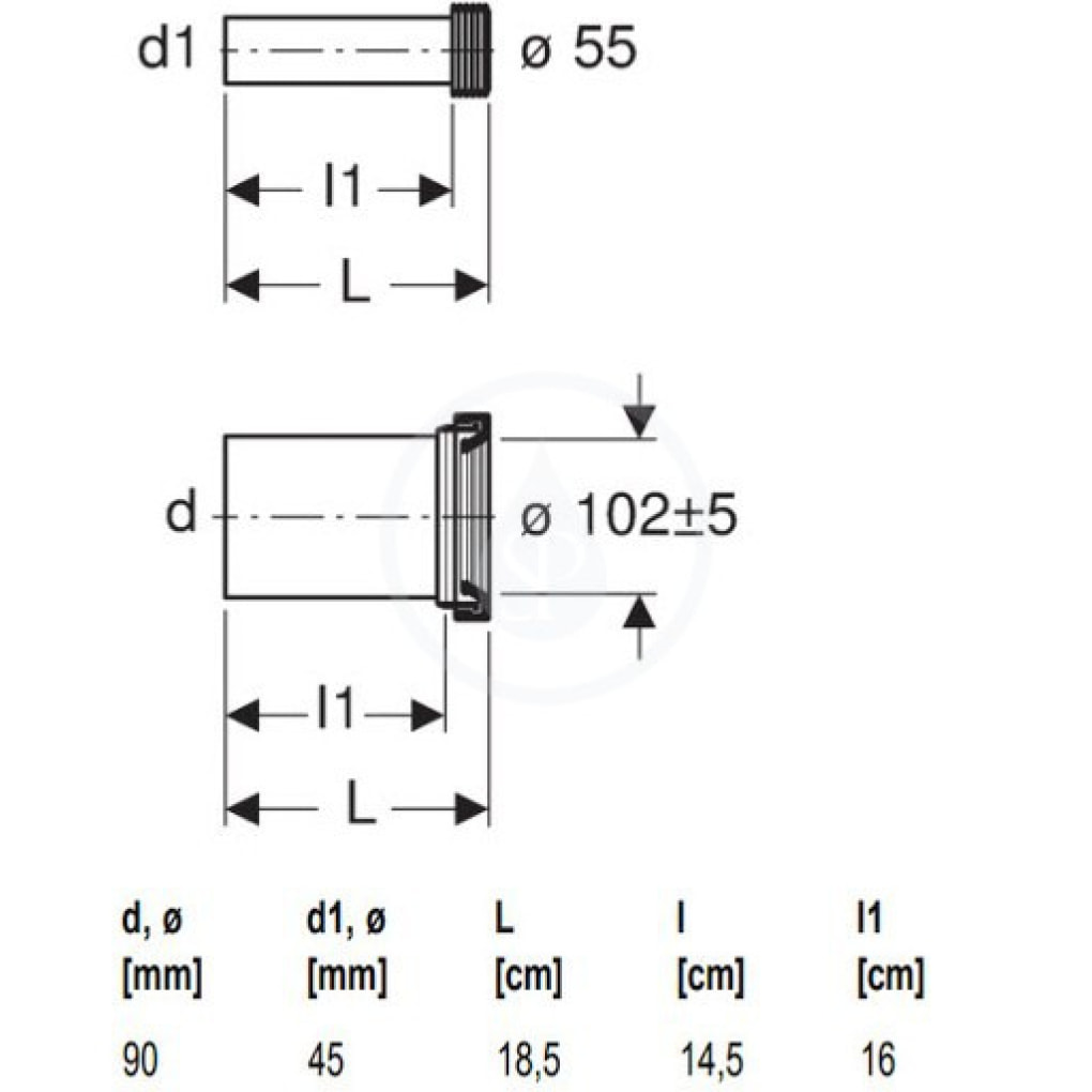 Jeu de manchettes pour cuvette suspendue (152.426.46.1)