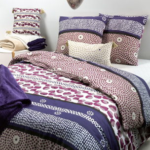 Drap housse coton 57 fils imprime alma