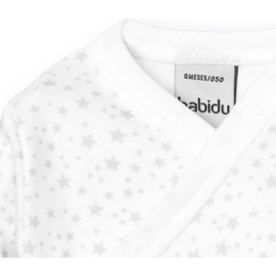 Body bebé manga larga cuello puntilla