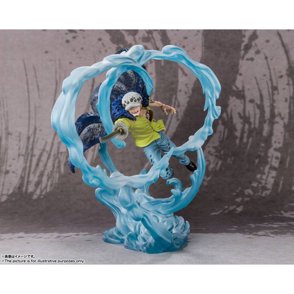 One Piece Statua Trafalgar Law Battaglia dei Mostri su Onigashima 24 Cm Bandai