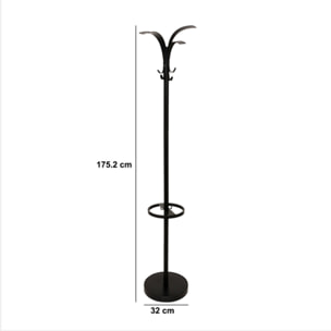 Porte-manteaux "Strongy" 8 crochets H175cm