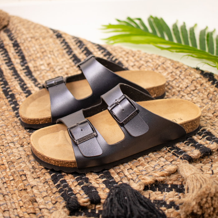SANDALIA BABUNKERS NEGRO