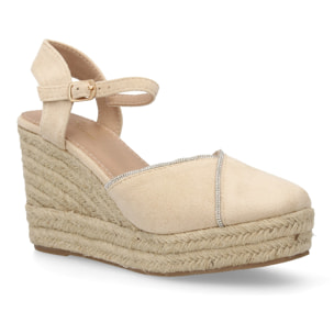 Alpargatas con cuña de esparto