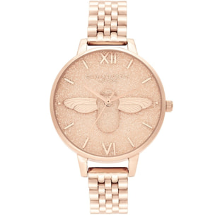 Reloj Olivia Burton OB16GD46 Mujer Analogico Cuarzo con Correa de Acero