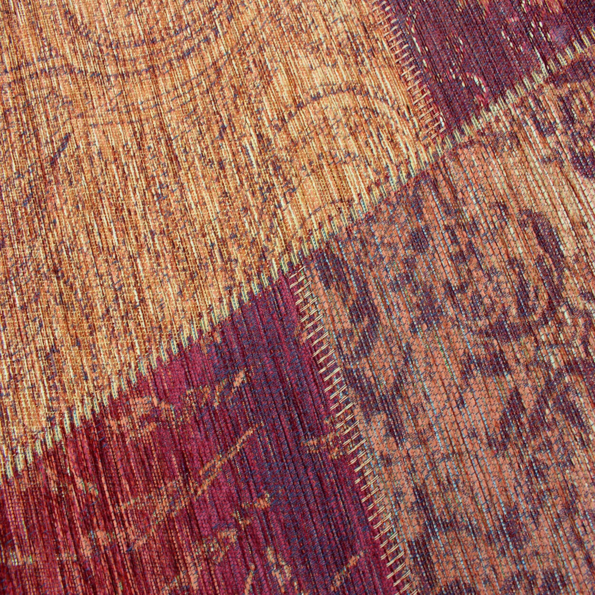 Tapis terracotta PATCHWORK Terracotta