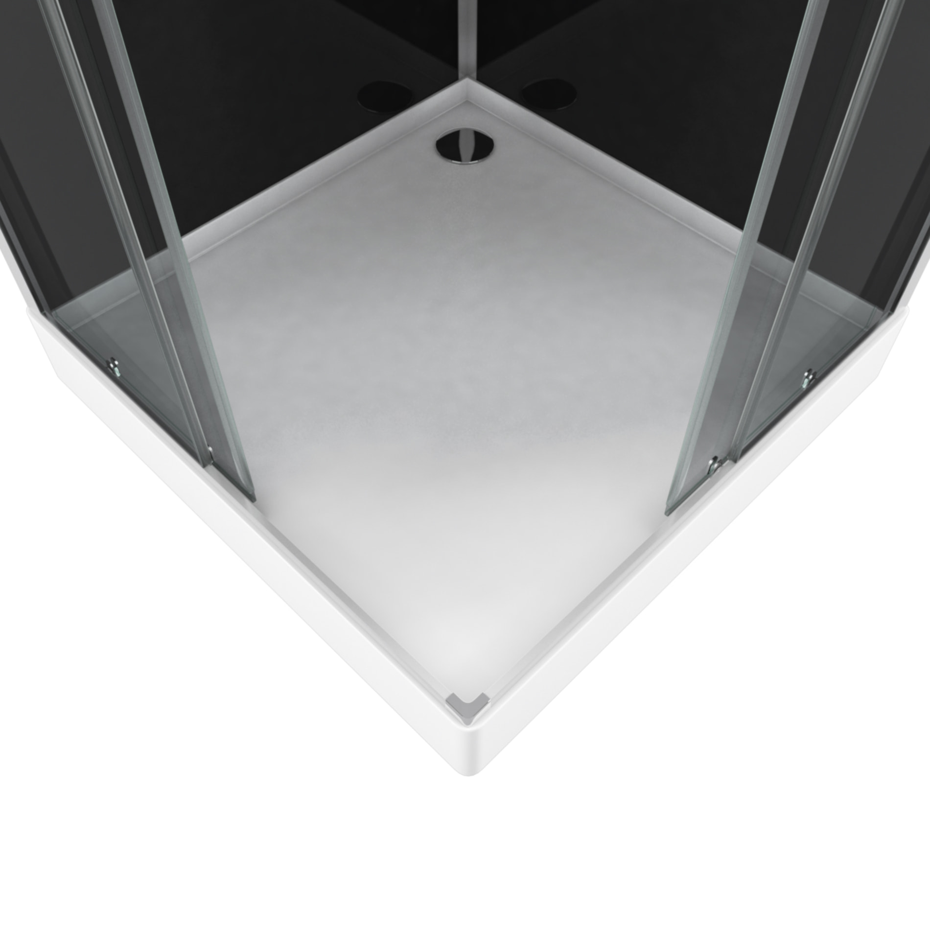 Cabine de douche carrée 90x90x215cm - RAVEN SQUARE