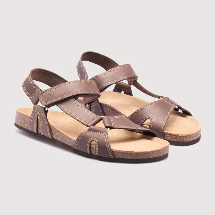 Sandalia Bio Piel Chocolate - Atacama
