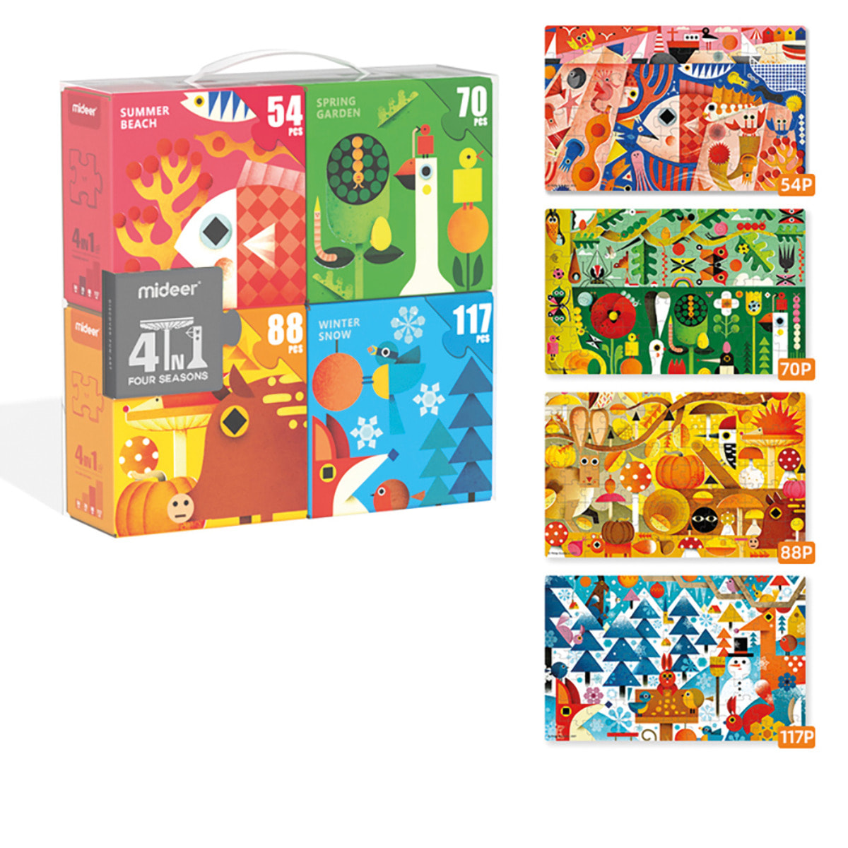 4 IN 1 PUZZLE SEASONS - PUZZLE