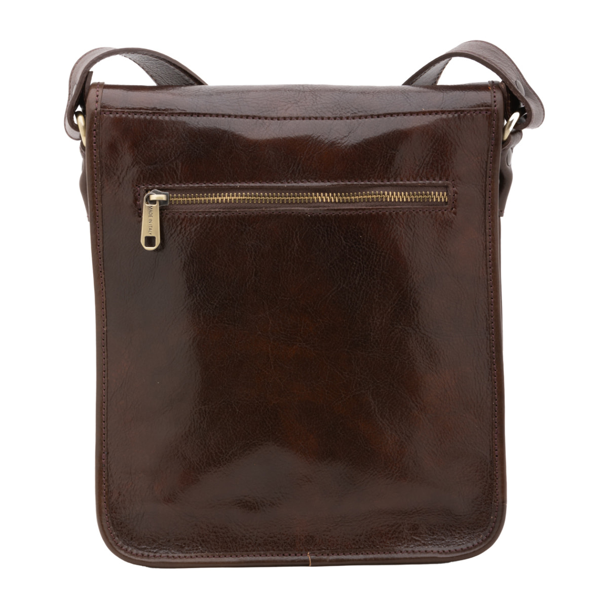 Borsa a tracolla  da uomo In Vera pelle Made in Italy 29x24x9 cm