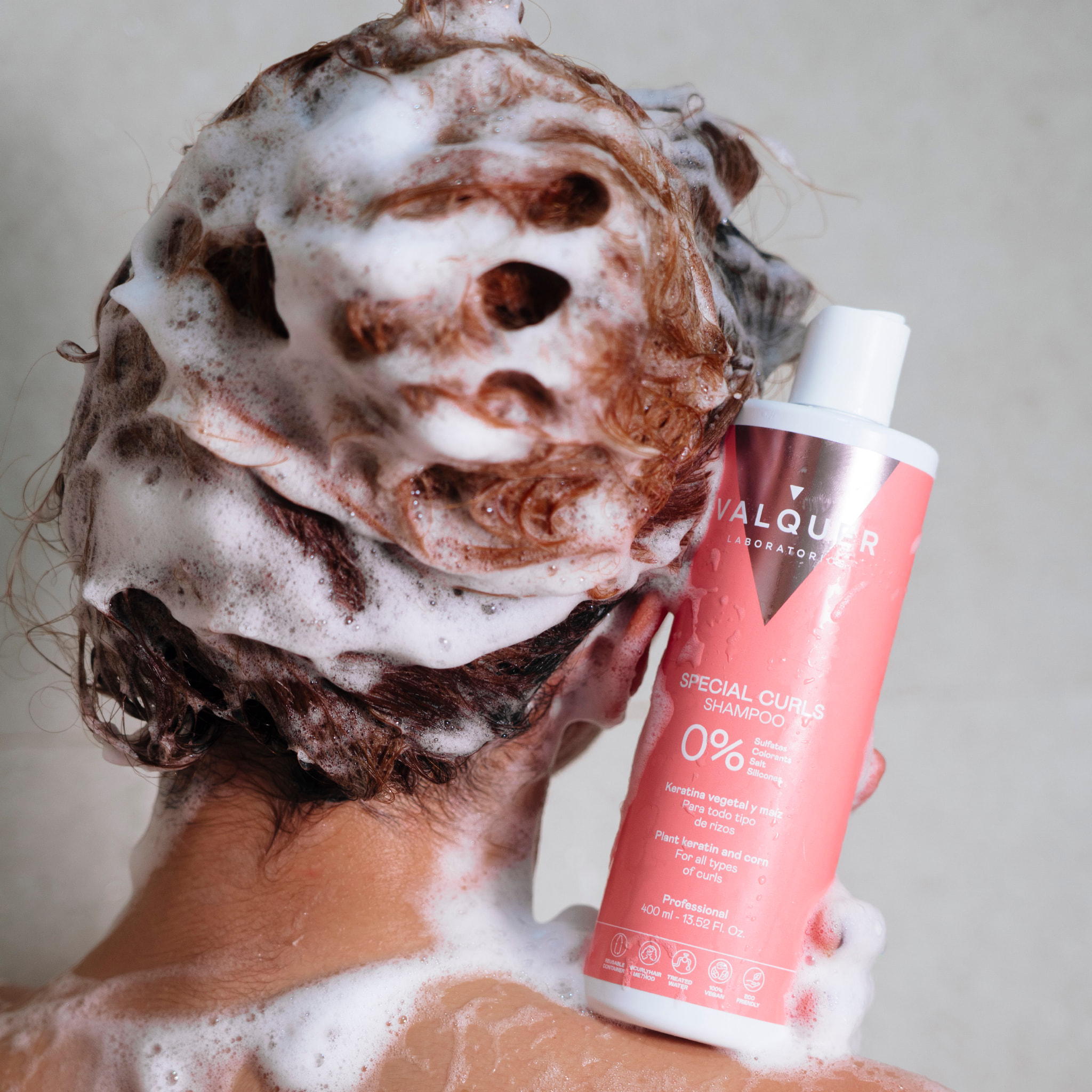 Valquer Champú especial rizos Método Curly Girl- 1000 ml