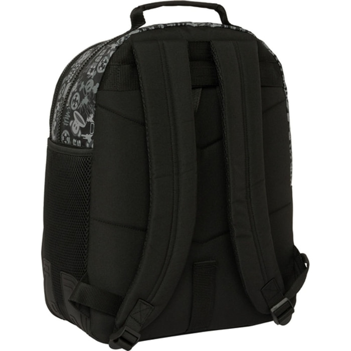 Mochila doble adapt.carro paul frank "join the fun"