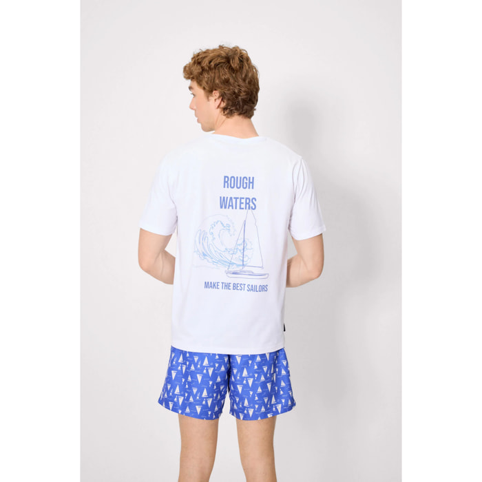 T-shirt a maniche corte Bianco