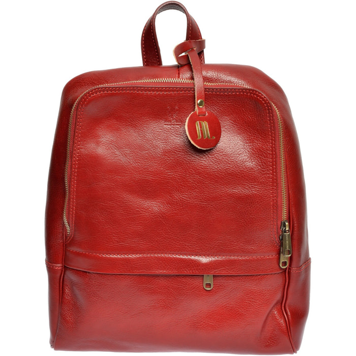 Borsa a spalla Anna Luchini Rosso